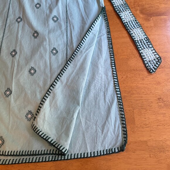 Size XL Zara embroidered midi dress - Picture 9 of 16